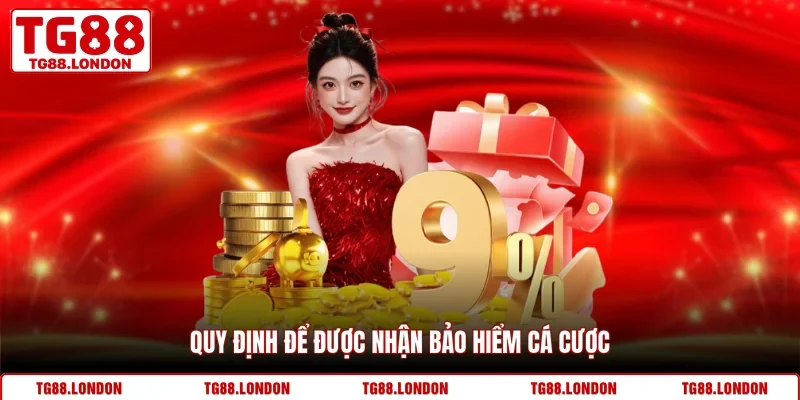 Quy định để được nhận bảo hiểm cá cược