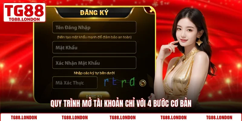 Quy trình mở tài khoản chỉ với 4 bước cơ bản