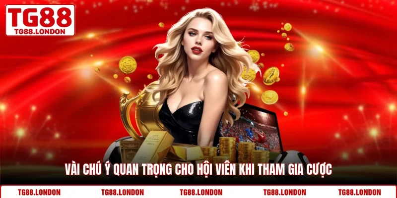 Vài chú ý quan trọng cho hội viên khi tham gia cược